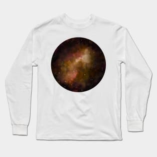 Orange galaxy Long Sleeve T-Shirt